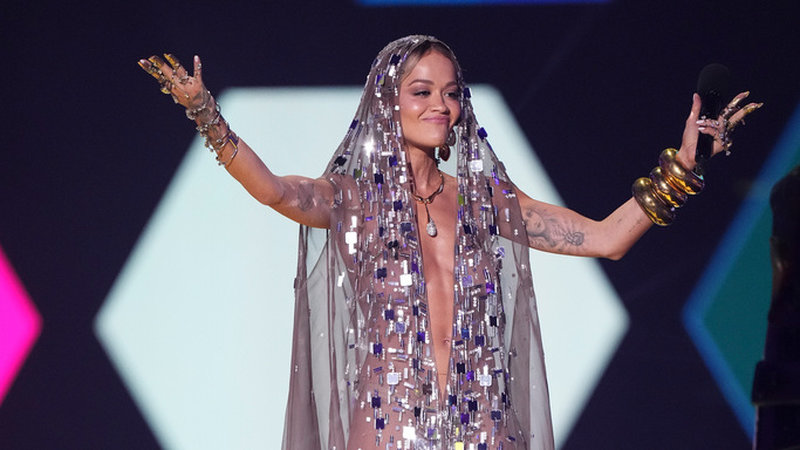 Rita Ora var kvällens galavärd.