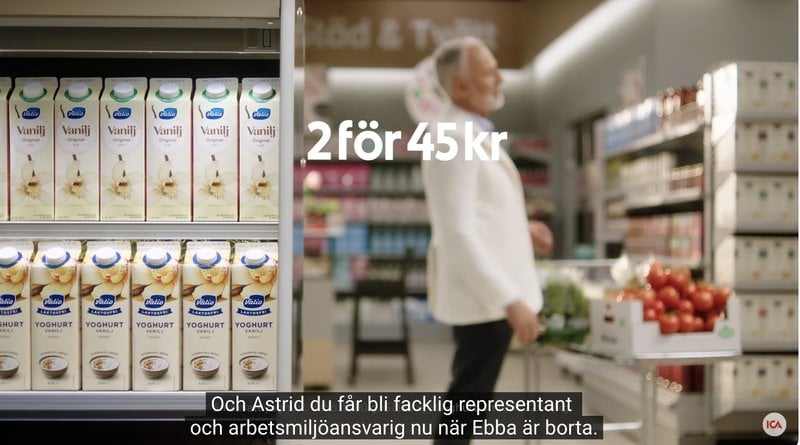 Icas reklam har väckt starka reaktioner. Skärmavbild: Ica