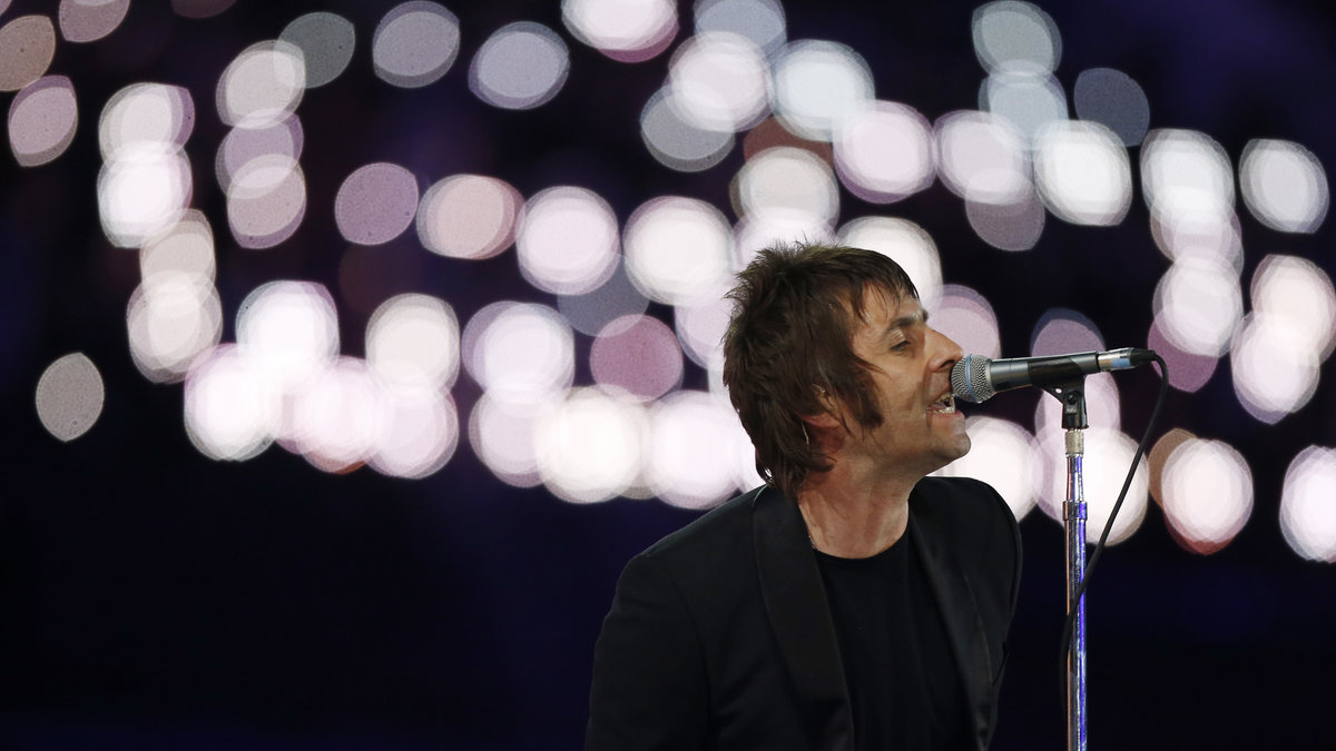 Liam Gallagher sjöng Oasis 