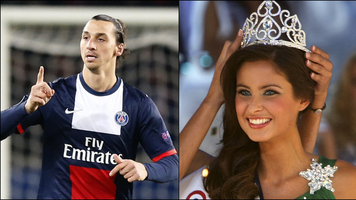 Zlatan Ibrahimovic blev avundsjuk på sin tränare när han blev intervjuad av Miss Frankrike 2010, Malika Ménard. 