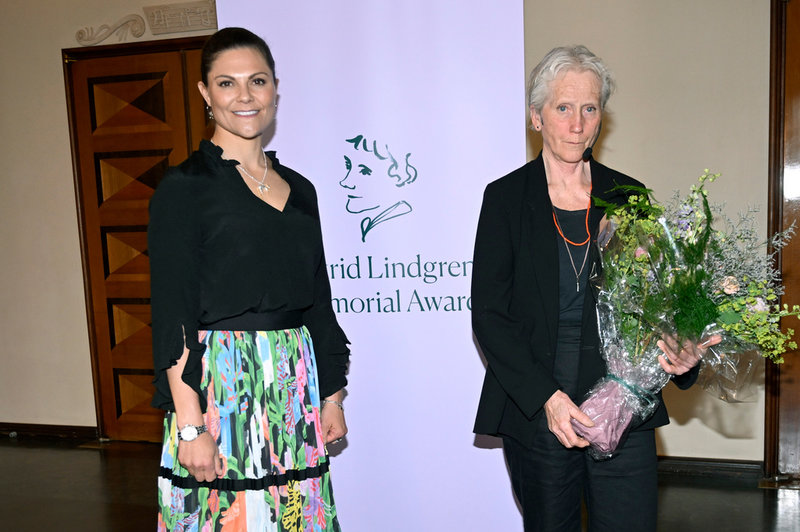 Kronprinsessan Victoria och årets Alma-pristagare Eva Lindström.