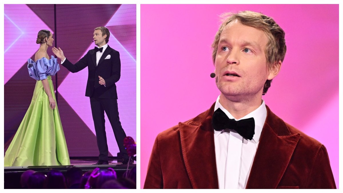Björn Gustafssons humorinslag i Melodifestivalen 2024 får både ris och ros. 