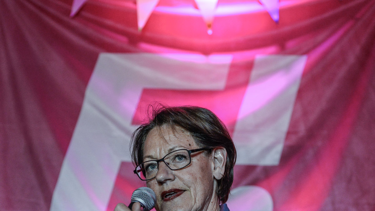 Gudrun Schyman, grundare av Feministiskt initiativ, partiet som på riktigt fick upp feminismen på den politiska agendan under riksdagsvalet 2014.