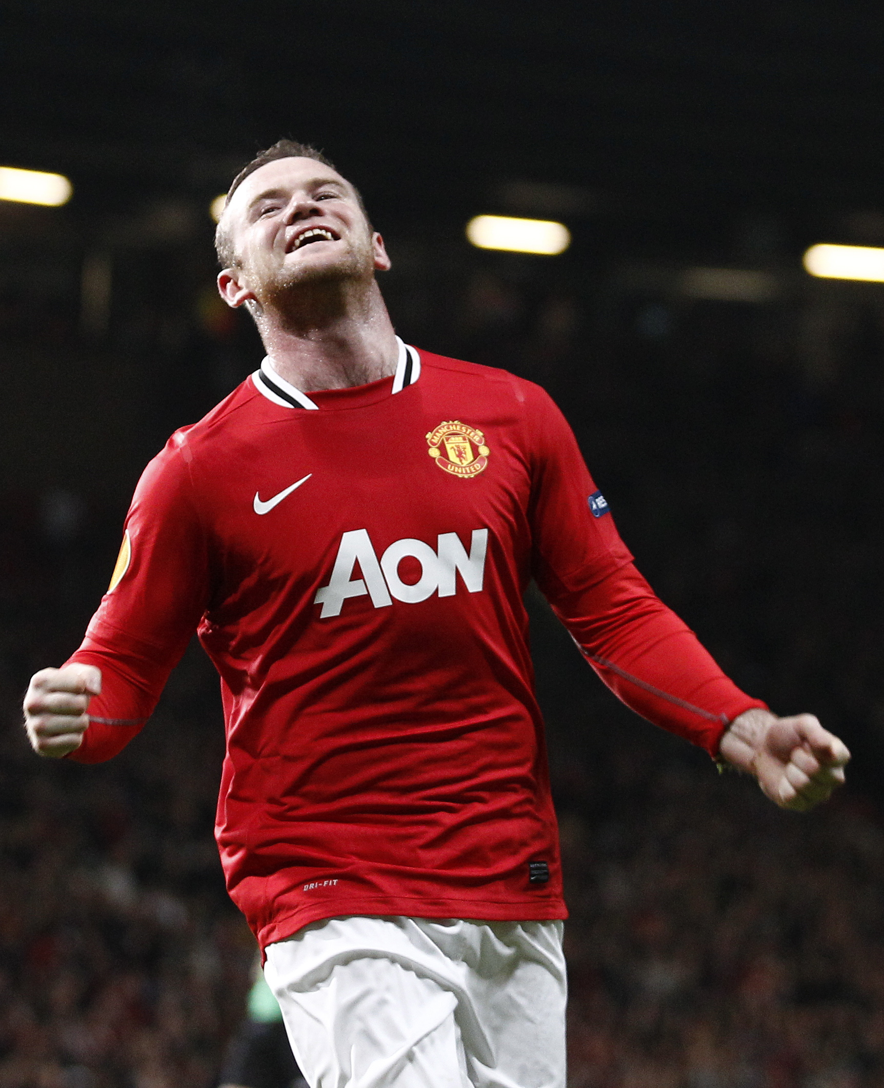 Wayne Rooney satte två mål.