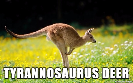 "Tyrannosaurus-hjort" – episkt. "Tyrannosaurus-hjort" – episkt.
