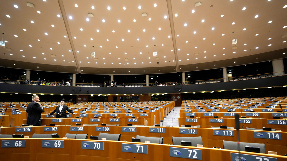 EU-parlamentet i Bryssel. Arkivbild.