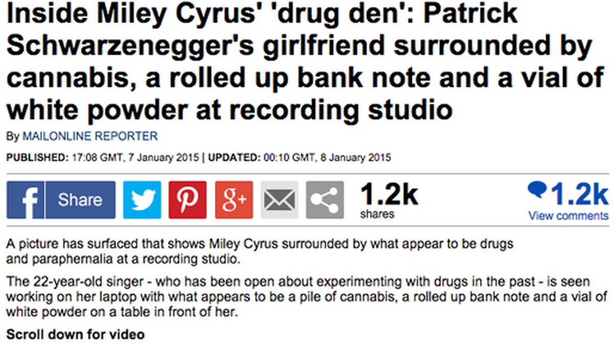 Droger, droger och Miley Cyrus. 