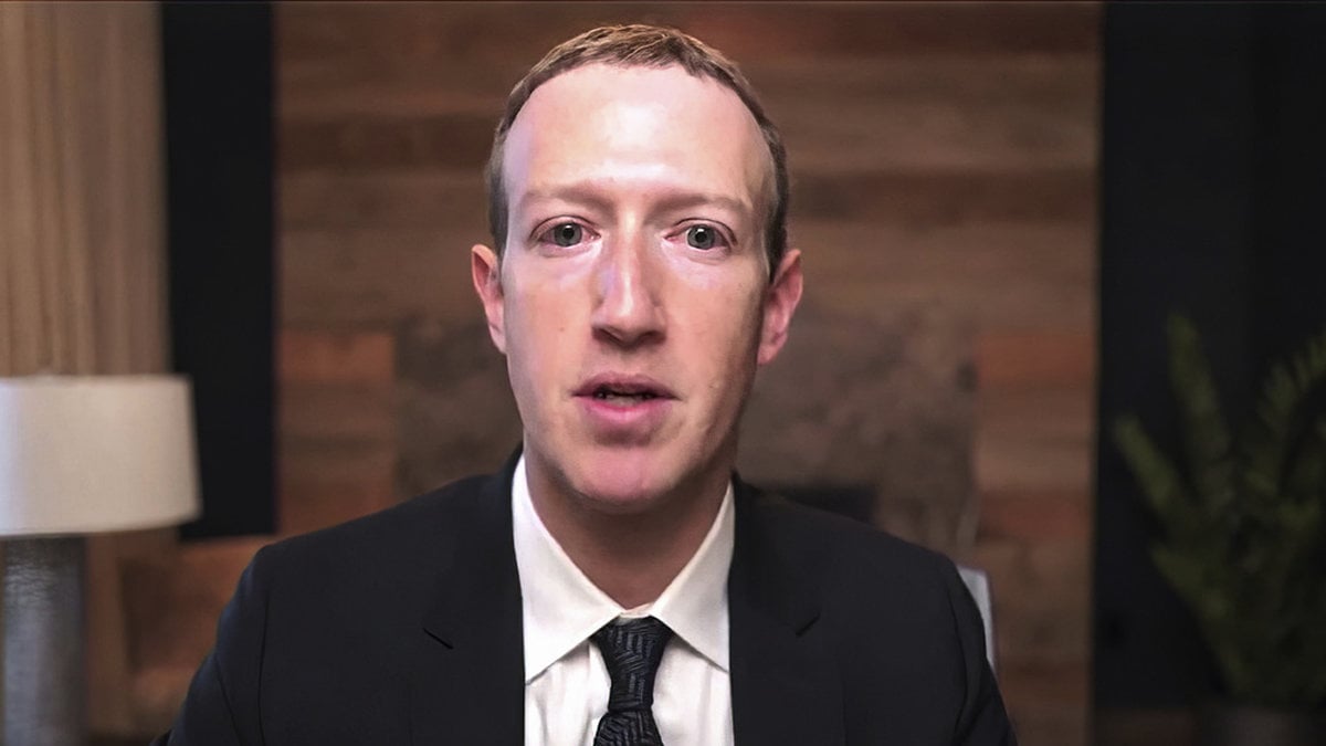 Mark Zuckerberg, högste chef på Facebook och ägarföretaget Meta. Arkivbild.