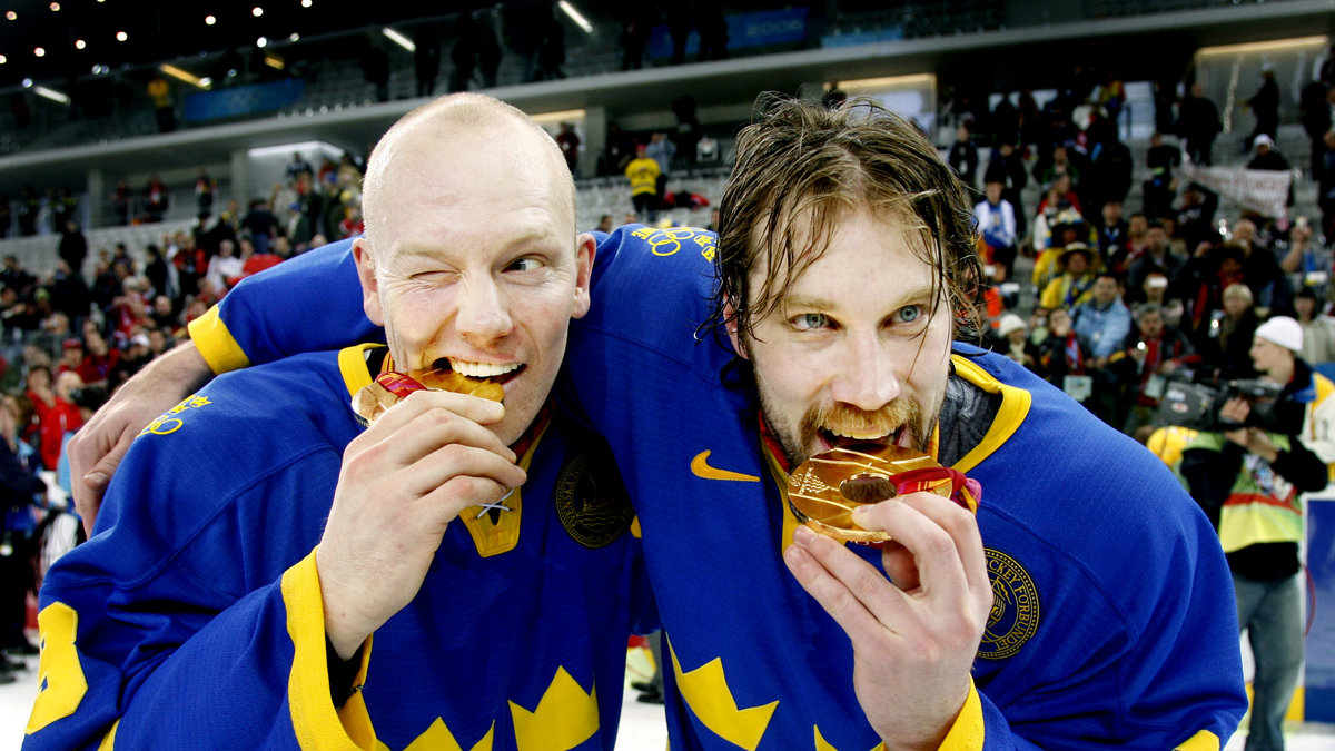 Sverige vann OS-guld i Turin 2006.