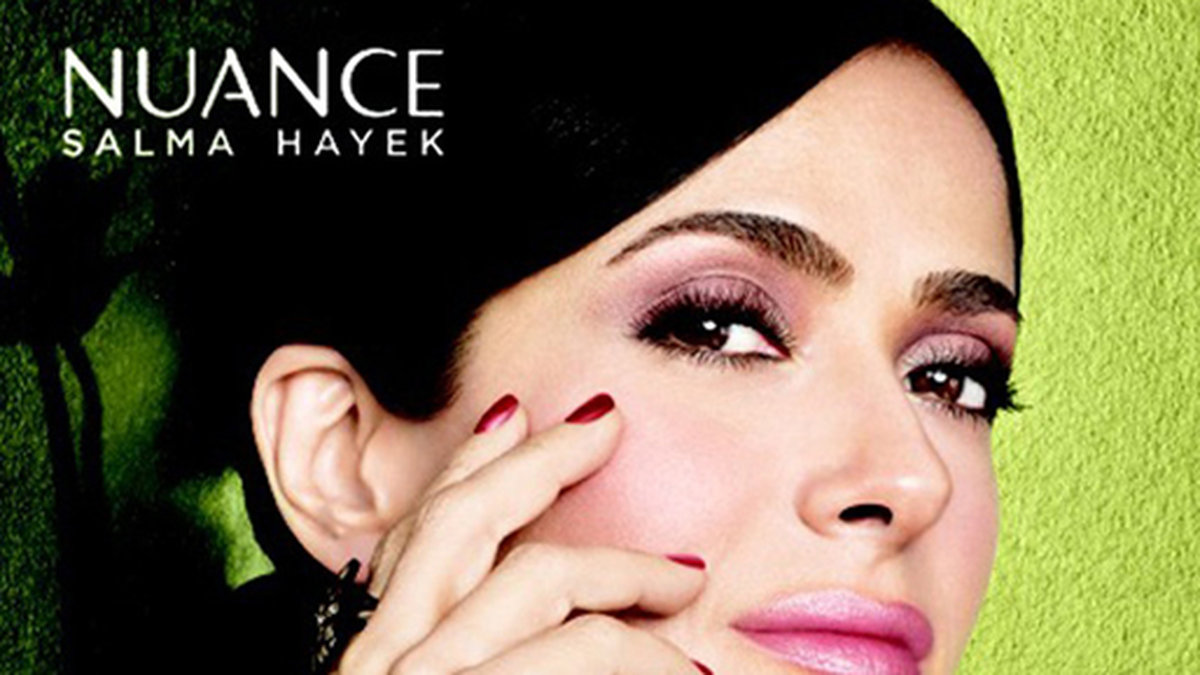 Salma Hayek är det nya ansiktet för Nuance. 