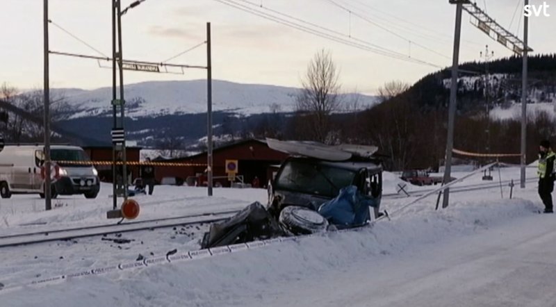 Tågolycka utanför Åre. Tågolycka utanför Åre.