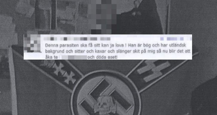 Olaga hot, Homosexualitet, Värmland, Facebook, Nazism