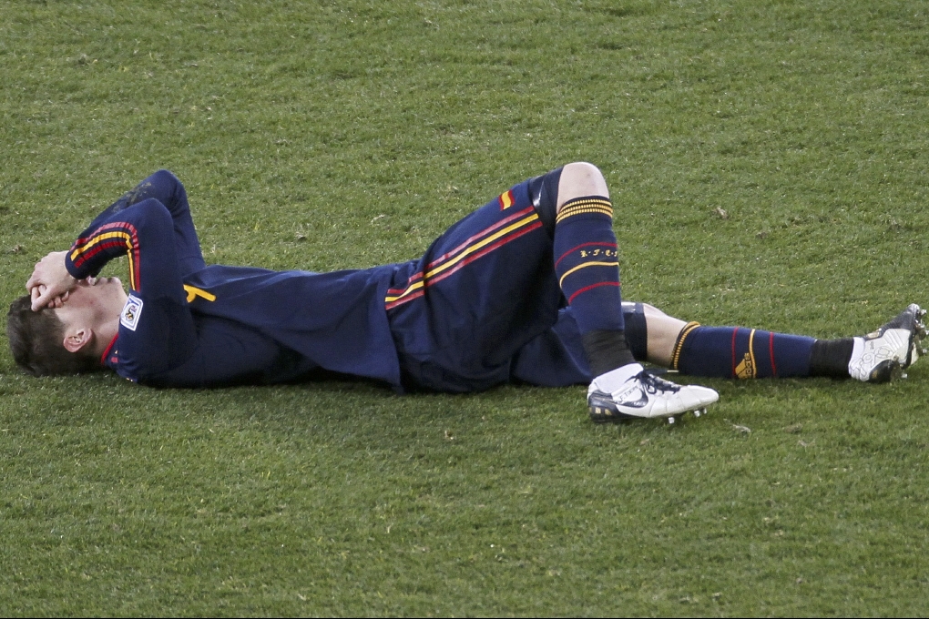 Fernando Torres slog upp en knäskada under fotbolls-VM.