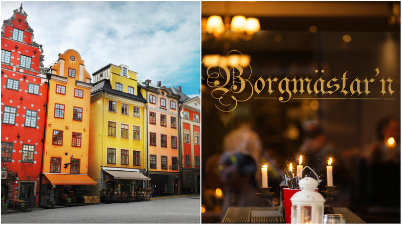 Middag på restaurang i Gamla stan