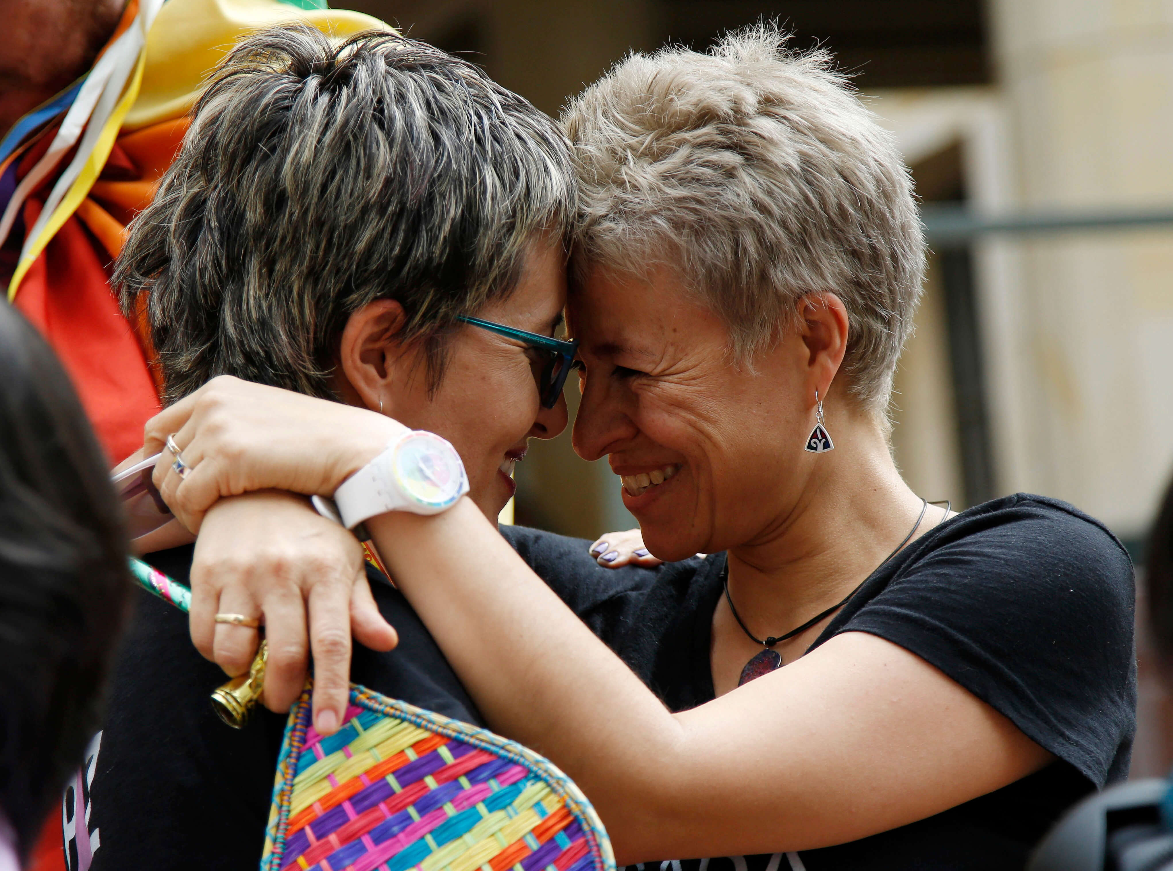 Lyckan var stor bland Colombias HBT-par.