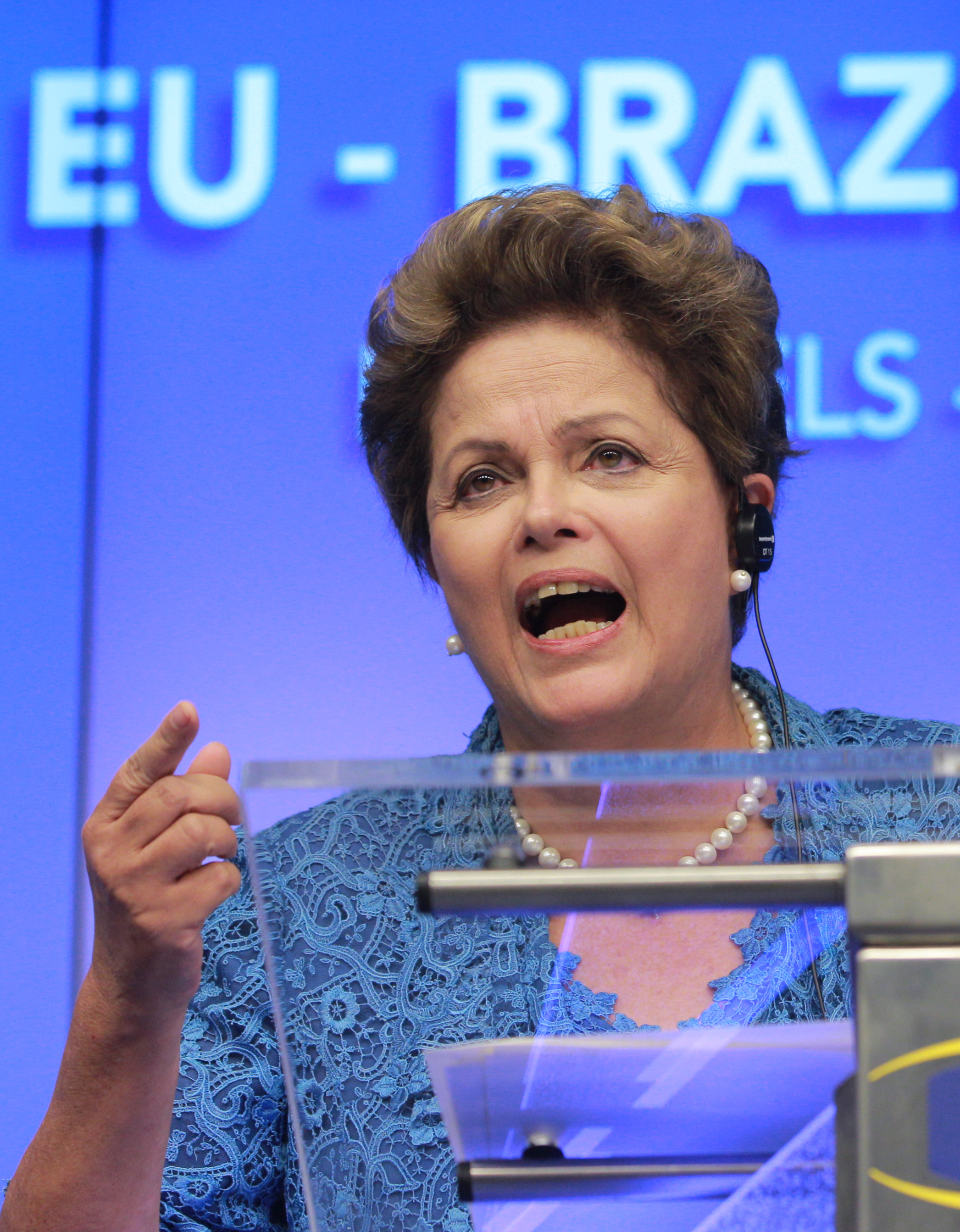 4. Dilma Rousseff, 66 år Brasiliens president.
