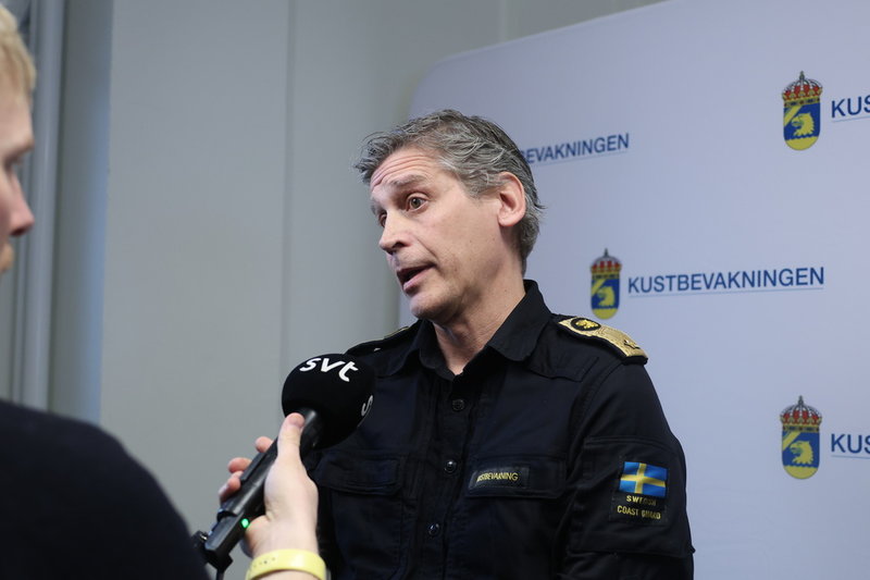 Daniel Stenling, biträdande operativ chef på Kustbevakningen.