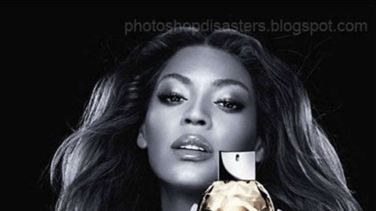 Hur Beyoncé lyckades med den vinkeln på armen utan Photoshop vet vi inte. 