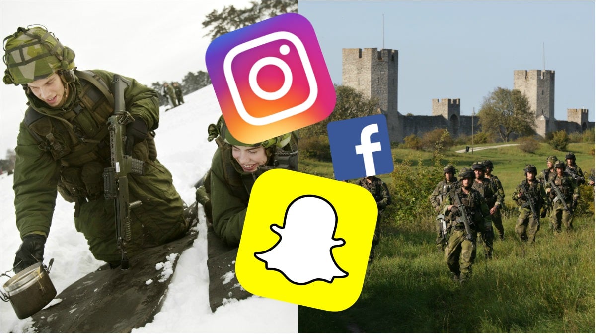 instagram, Lumpen, Försvarsmakten, Regler, Smartphone, Snapchat