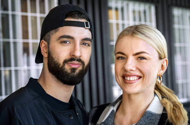 Filip Dikmen och Linn Hegdal tränar stenhårt för att vara kvar i danstävlingen.