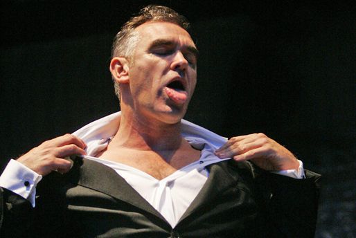 Morrissey var tidigare sångare i bandet The Smiths.