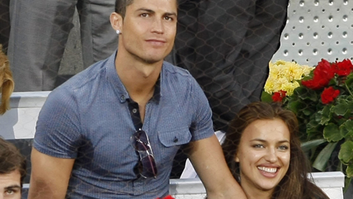 Ronaldo och Irina har varit ett par i två år. 