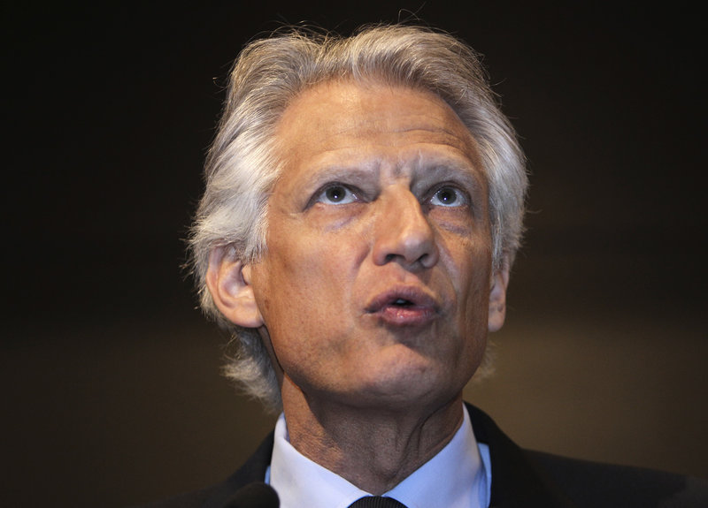 Dominique de Villepin var premiärminister i Frankrike 2005–07 under högerpresidenten Jacques Chirac. Arkivbild.