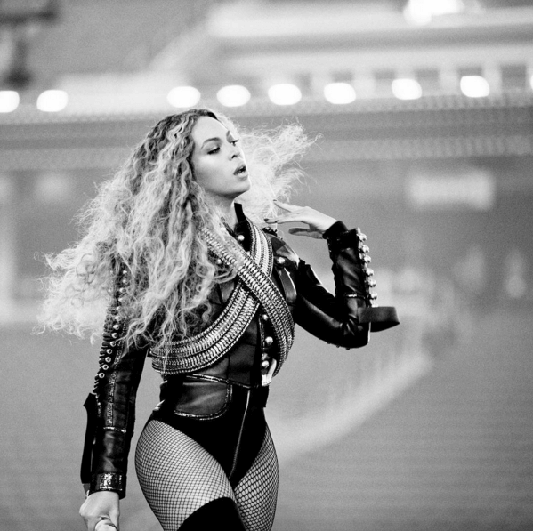 Beyoncé när hon repeterade. Beyoncé när hon repeterade.