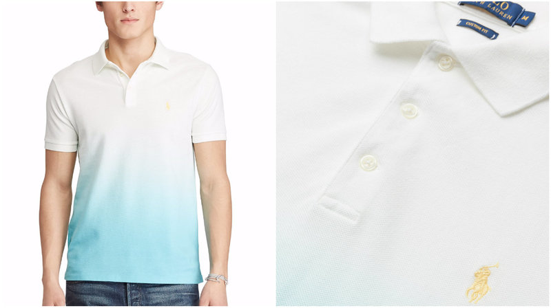 Tröja med dip dye