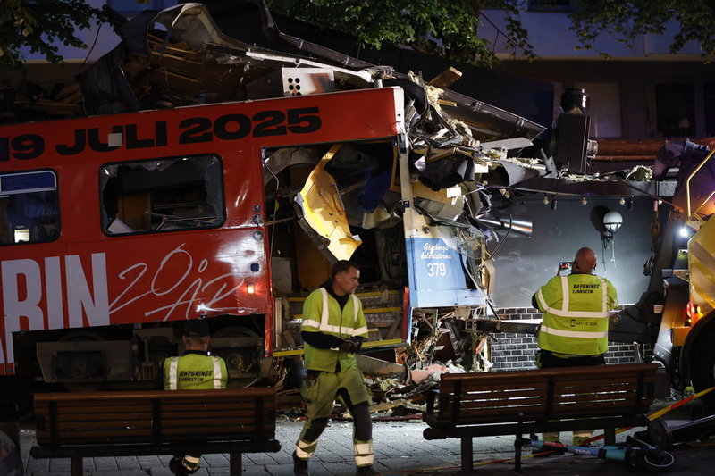 Olyckan inträffade vid ett-tiden i natt.