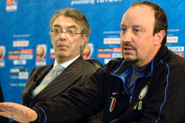serie a, Rafa Benitez, Fotboll, Inter, Massimo Moratti