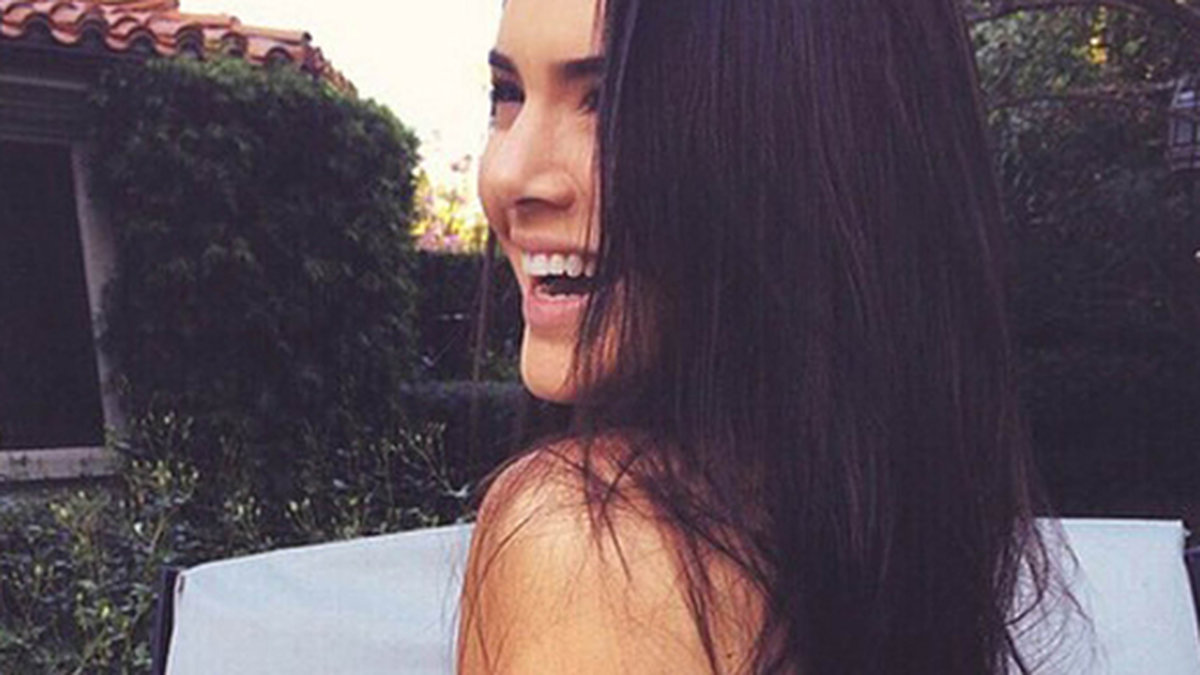 Underkläder – en hit. Här poserar Kendall Jenner på sin Instagram. 