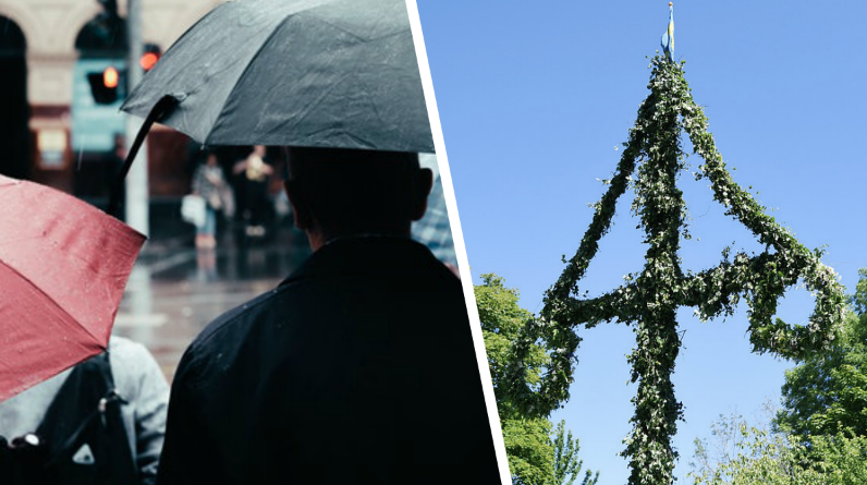 Nya beskedet om midsommarvädret: Risk för regn i hela landet