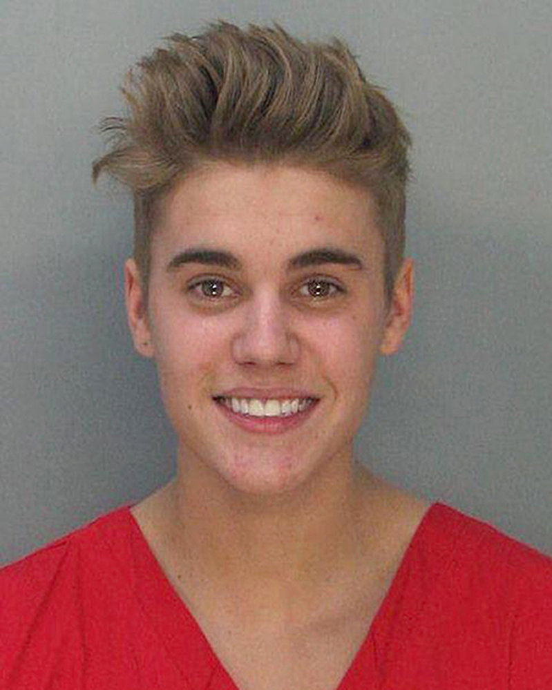 Justin Bieber mugshot Justin Bieber mugshot