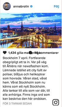 Anna Brolin om terrorn Anna Brolin om terrorn