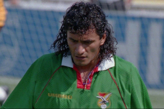 Bolivias gamle landslagsikon Marco Etcheverry slutade 1987 års Gothia Cup som slutsegrare med klassiska Tahuichi. 