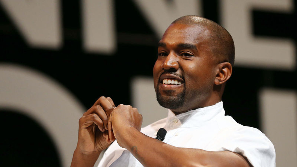 Kanye West fick feeling när favoritlåten drog igång.