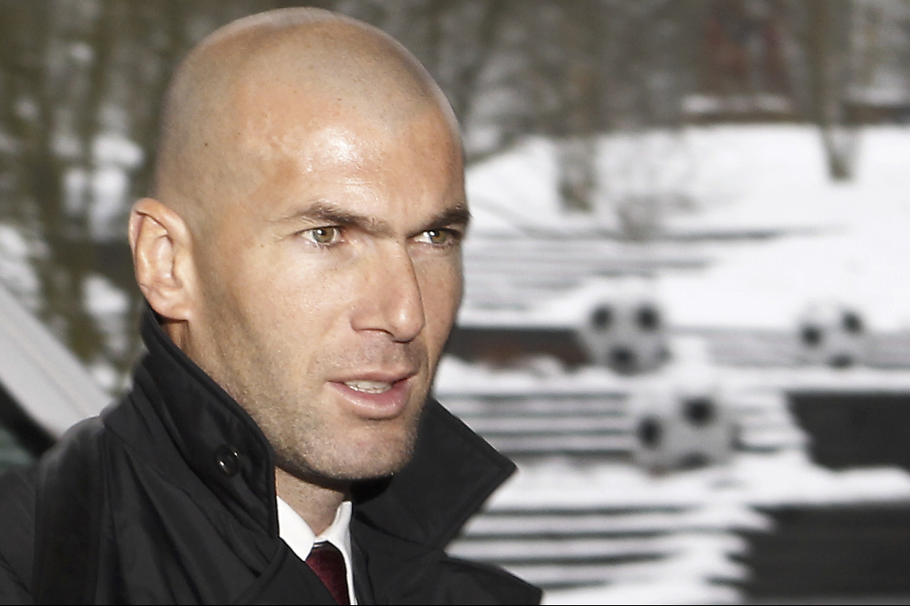 Zidane, världsmästare och danske skalle representerade Qatar under onsdagseftermiddagen.