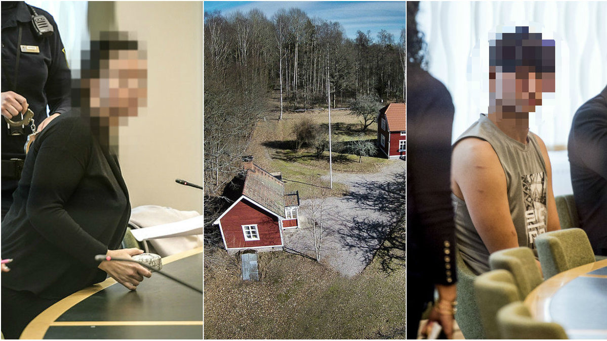 Den 42-åriga kvinnan och hennes 19-åriga ex-pojkvän åtalas för mord och mordförsöket i Arboga i augusti.