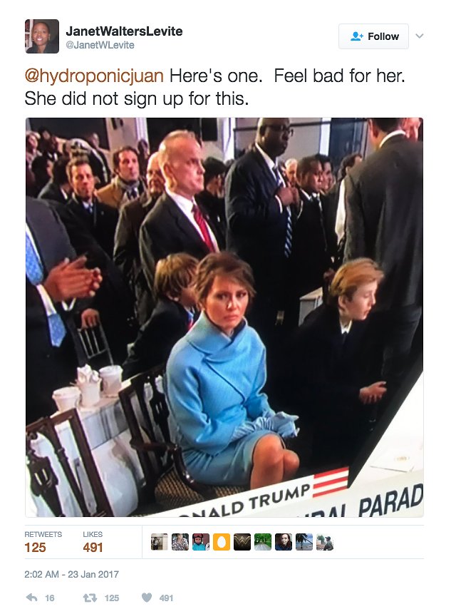Sad Melania Trump blev en meme Sad Melania Trump blev en meme
