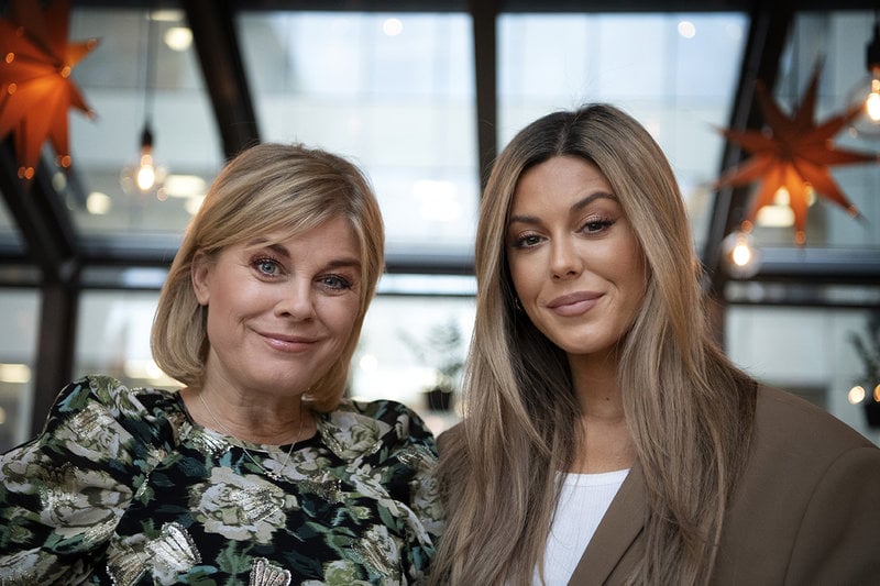 Pernilla Wahlgren och Bianca Ingrosso Pernilla Wahlgren och Bianca Ingrosso