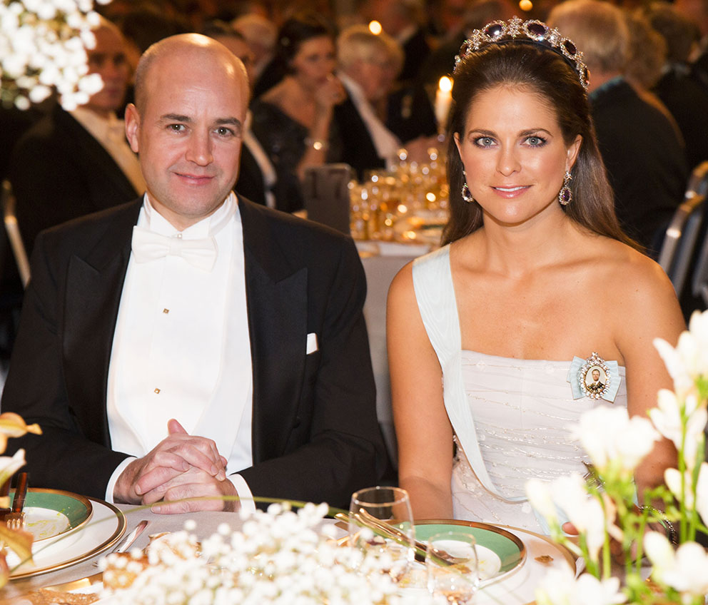 Fredrik Reinfeldt och prinsessan Madeleine Fredrik Reinfeldt och prinsessan Madeleine