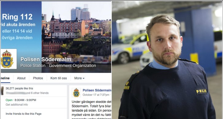 Sociala Medier, Polisen, Södermalm, Krishantering, Näthat, Kommentarer, Facebook
