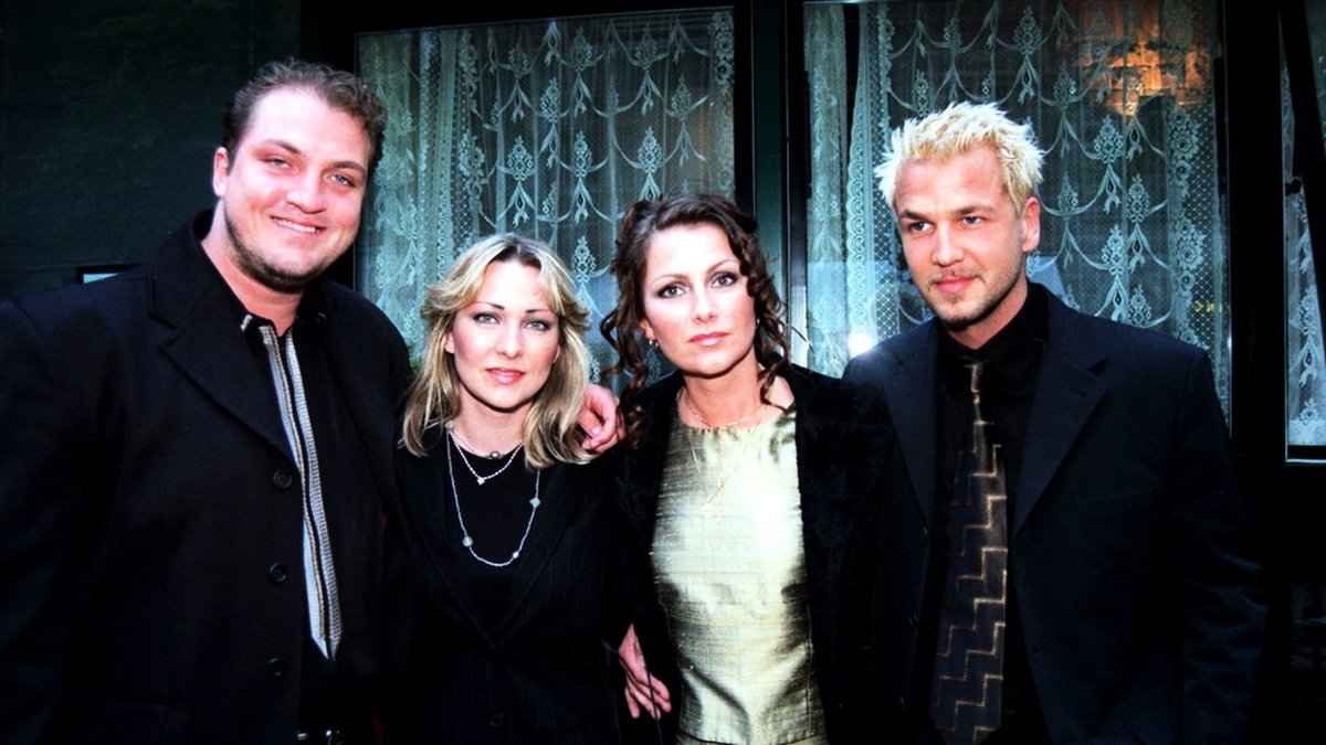 Heta igen! Ace of Base 1998: Jonas Berggren, Malin Berggren, Jenny Berggren och Ulf Ekberg.