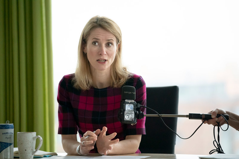 Estlands statsminister Kaja Kallas.