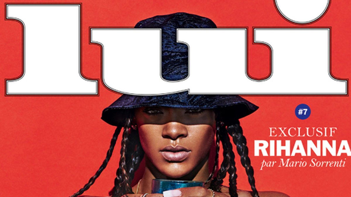 Rihanna på omslaget till Lui.