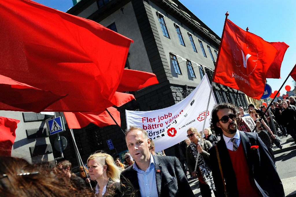 I förra veckan marscherade Vänsterpartiet genom bland annat Stockholm.