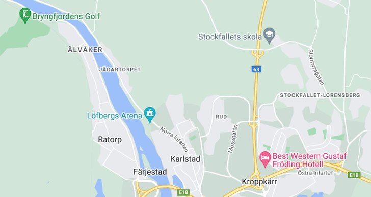 Karlstad, Flygplan, Brott och straff, dni, Varningslarm/haveri
