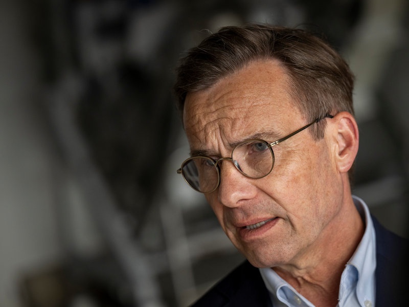 Statsminister Ulf Kristersson (M). Arkivbild