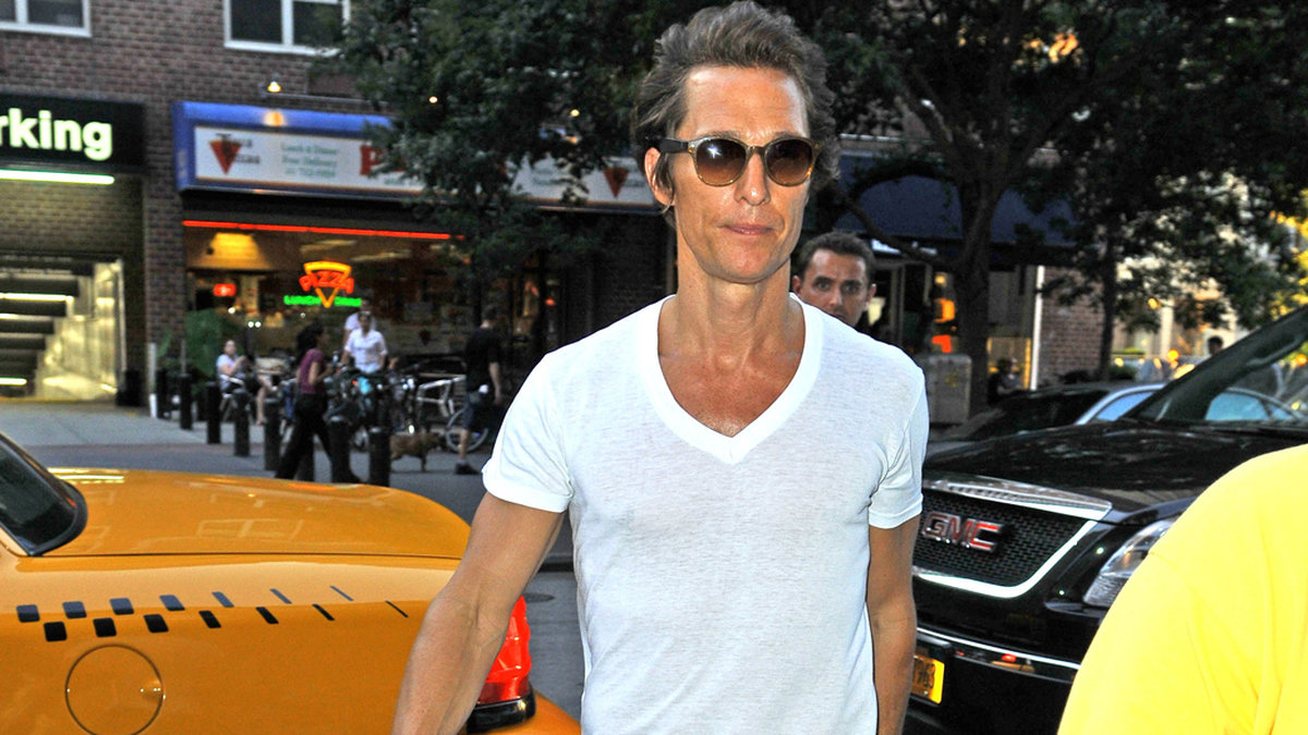 Matthew McConaughey är bara skinn och ben. 